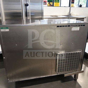 Manitowoc Multiplex S-180-04 undercounter ice and beverage dispenser, stainless steel, UL listed, 120V, excellent condition, tested.