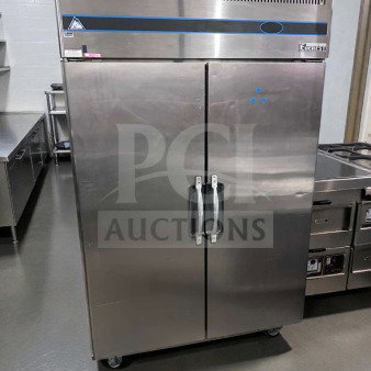Everest ESR2 commercial reach-in refrigerator, stainless steel, 115V, NSF & ETL listed, high-grade condition, fully tested.