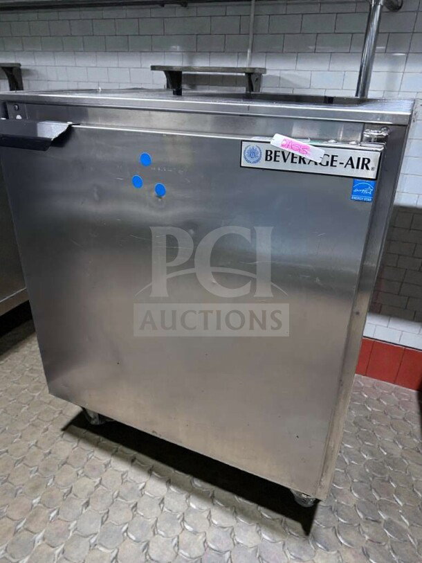Beverage-Air undercounter stainless steel commercial refrigerator, UL listed, fully tested, excellent condition. Model BEV-L-UCR-0345.
