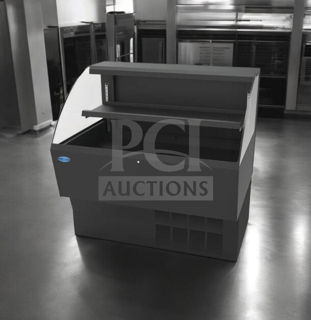 Federal ELPRSS-4 open display refrigerated merchandiser, 46¾" wide, exceptional condition, 120V, fully tested, operational.