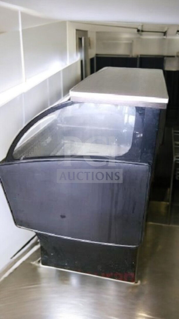 Federal ELPRSS-4 refrigerated merchandiser, 46 ¾" wide, open display, exceptional condition, 120V, fully tested.