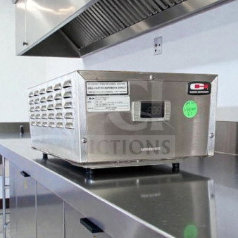 Carter-Hoffmann heated holding cabinet, model KFCVOBH208, stainless steel, in excellent condition, UL & NSF listed.