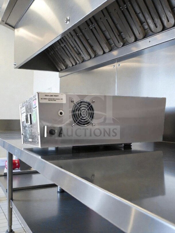 Carter-Hoffmann heated holding cabinet, model KFCVOBH208, stainless steel, UL & NSF listed, excellent condition.