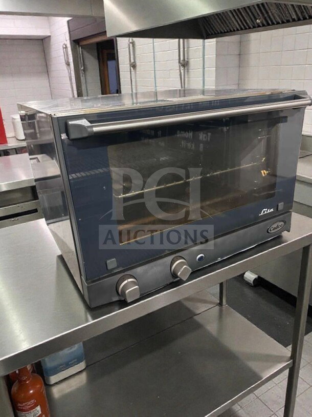 Cadco OV-013 / XAF-013-US commercial convection oven, 120V, NSF & UL listed, fully tested, refined condition, countertop model.