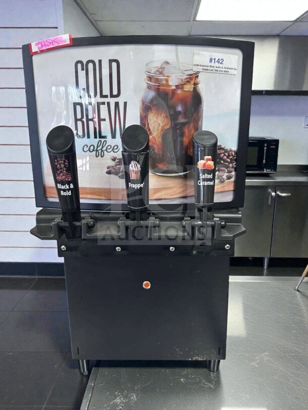 GoodWest GW2/GW3 commercial cold brew coffee dispenser, excellent condition, 115V, fully tested, with multiple flavor options.