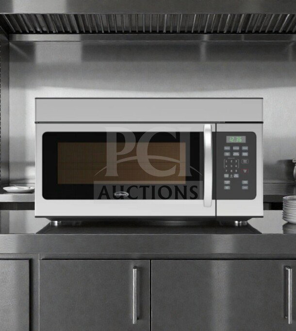 Brand new KoolMore KM-MOT-1SS over-the-range stainless steel microwave, 1.6 Cu. Ft., UL listed, original box, unused.