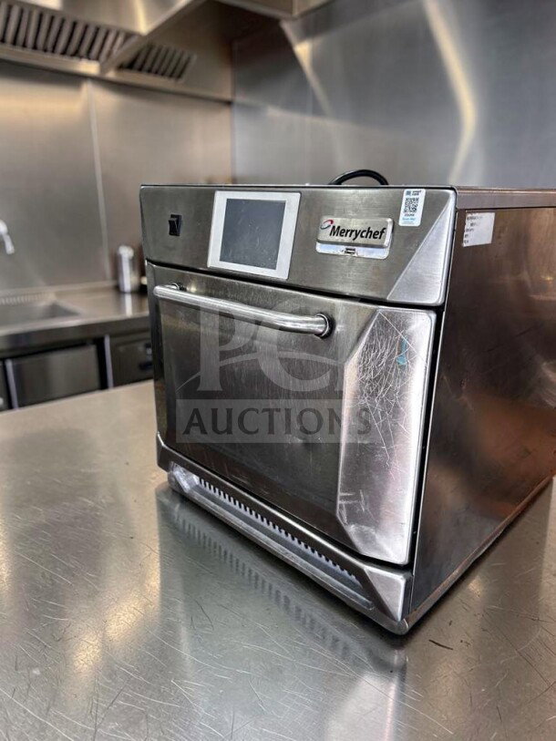 Merrychef eikon e4 high-speed accelerated oven, stainless steel, exceptional condition, 208/240V, fully tested.