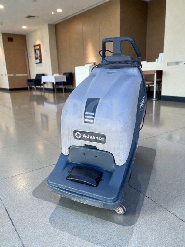 Nilfisk Advance BU800 floor burnisher, 20 in, superior condition, commercial use, fully tested and operational, visible brand logo.