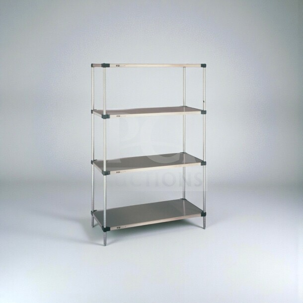 Exceptional Metro 1848FG 18" x 48" solid galvanized shelf, NSF listed, commercial storage, fully operational, like new.