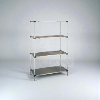 Exceptional Metro 1848FG 18" x 48" solid galvanized shelf, NSF listed, commercial storage, fully operational, like new.