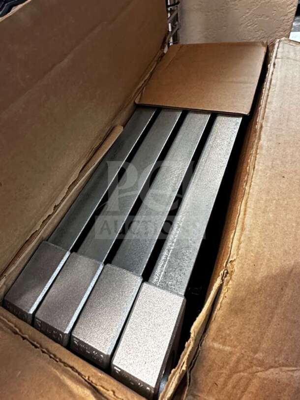 Metro 1848FG 18"x48" solid galvanized shelf in box, exceptional condition, commercial storage, NSF listed.