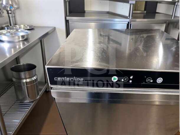 Hobart CUH-1 undercounter dishwasher, elite condition, 208-240V, Centerline model, stainless steel, fully tested.