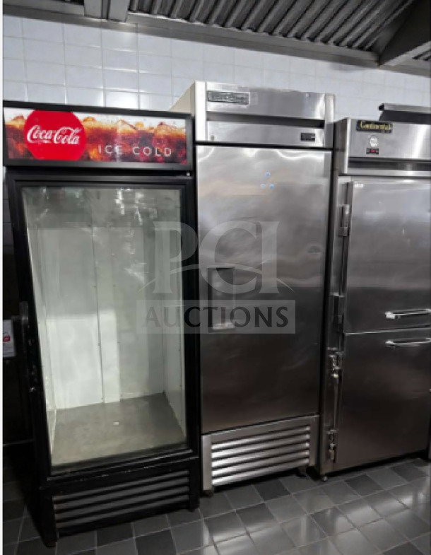 True T-23-HC 27" solid door reach-in refrigerator; stainless steel; excellent condition; 115V; fully tested.