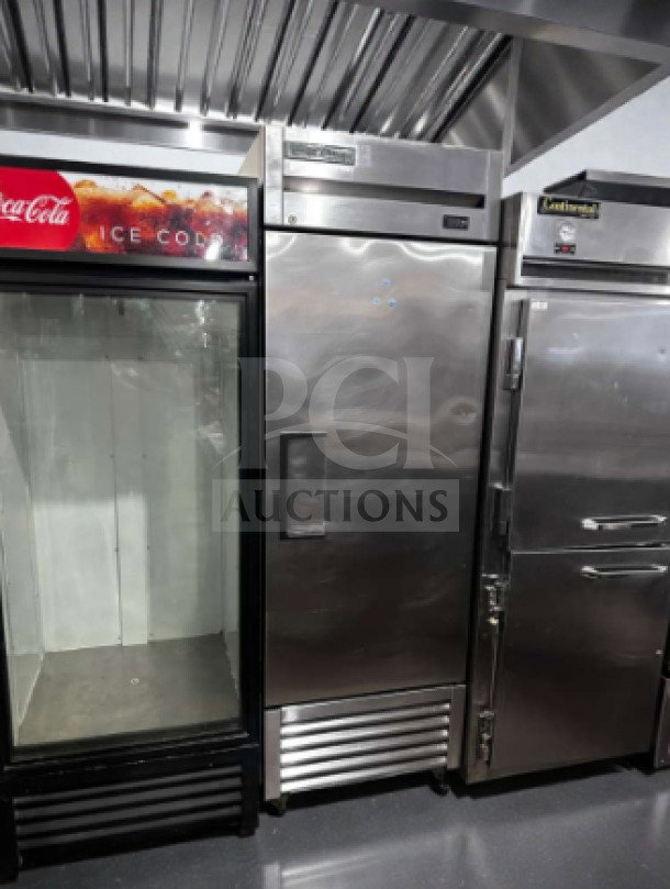 True T-23-HC 27" solid door reach-in refrigerator in prime condition, fully tested, and operational. Model TRUE-L-RI-1018.