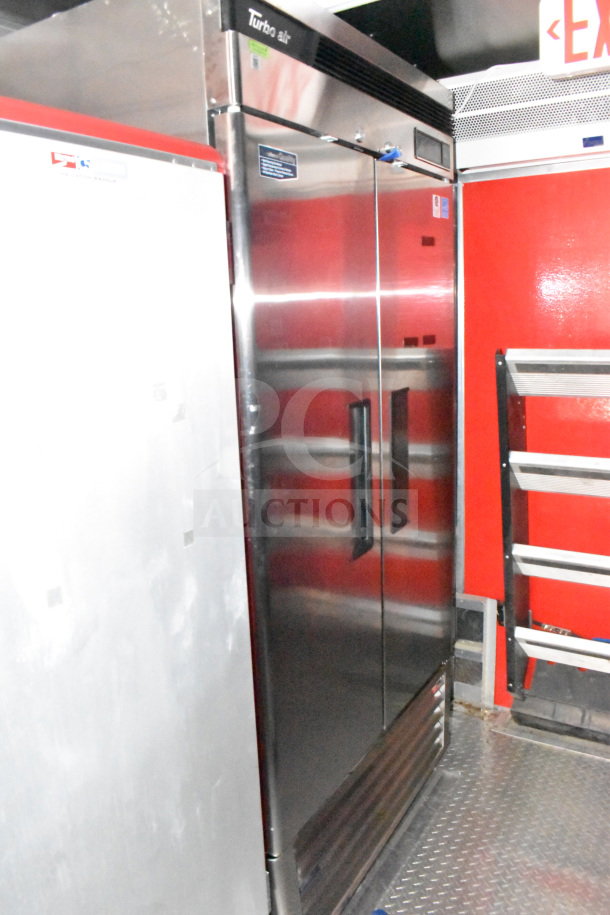 2022 Rock Solid Cargo food trailer refrigeration suite with Turbo Air unit. Stainless steel finish, excellent condition.