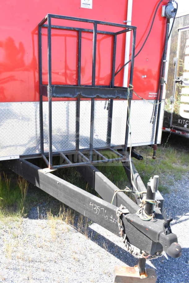 2022 Rock Solid Cargo 8.5x28 Wendy's Food Trailer, red exterior, with CaptiveAire grease hood, Garland clamshell, Henny Penny fryer.