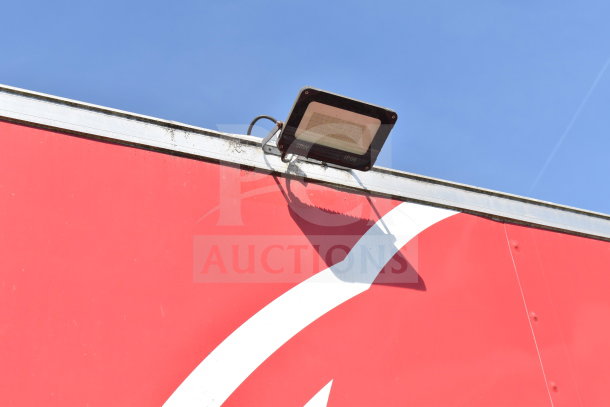 Roof of 2021 Titanium Cargo Trailers 8.5'x28' Wendy's Food Trailer, featuring an exterior mounted LED light.
