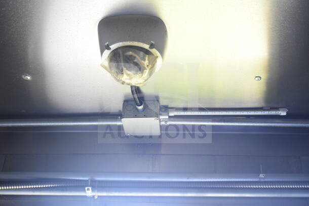Ceiling interior of a 2021 Diamond Cargo food trailer showing wiring and lighting fixtures.