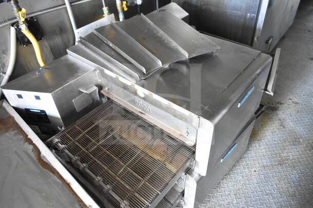2021 Diamond Cargo 8.5'x24' food trailer with CaptiveAire grease hood and Turbochef rapid cook ovens. Used condition.