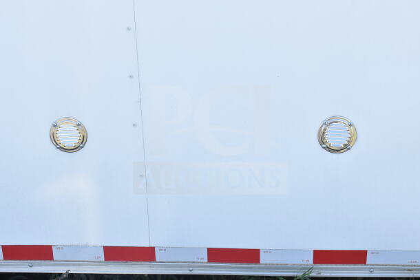 2021 Diamond Cargo 8.5'x24' food trailer with ventilation details. Equipped with CaptiveAire grease hood.