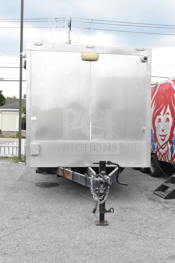 2021 Texino 28ft Triple-Axle Cooking Trailer with Ultrafryer Ultrastat23 Fryer, CaptiveAire Hood, True Refrigeration.