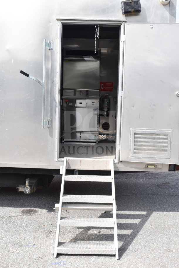 2021 Texino 28ft cooking trailer with Ultrafryer, CaptiveAire hood, True refrigeration, Winston CVap; tested and working.