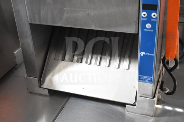 Texino 2021 cooking trailer equipment, featuring a stainless steel fryer bay. Includes Antunes branding and control panel.