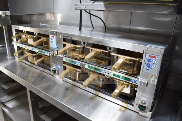 2021 Texino cooking trailer interior with Ultrastat23 4-bay fryer, CaptiveAire hood. Stainless steel finish, excellent condition.