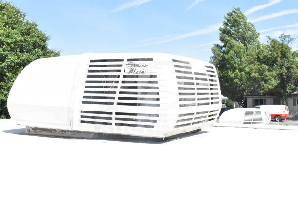 Rock Solid Cargo 8.5'x28' food trailer shell with CaptiveAire grease hood, ready for equipment. VIN: 7H2BE2837ND041749.