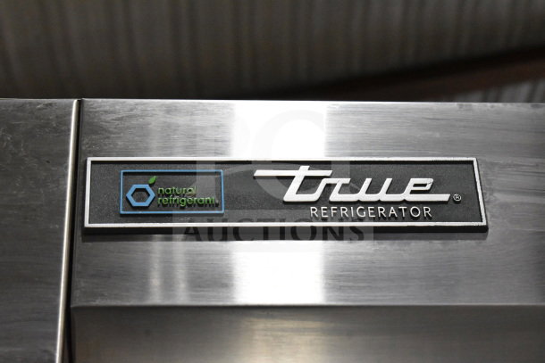 2021 True T-35-HC Commercial Cooler with natural refrigerant label; 115V, 1 Phase, stainless steel exterior.