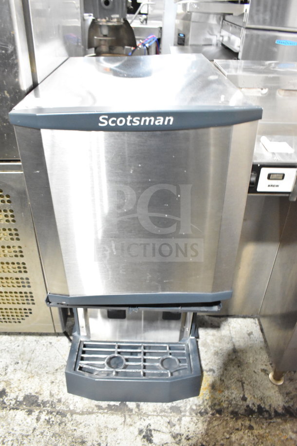 2022 Scotsman HID312A-1A commercial countertop ice machine and water dispenser, stainless steel, 12 lb. bin, 115V.