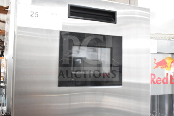 2025 Automatic Bar Controls JT-NITCOM-L stainless steel nitro dispenser, 115 volts, 1 phase, visible label: "25 QTY".