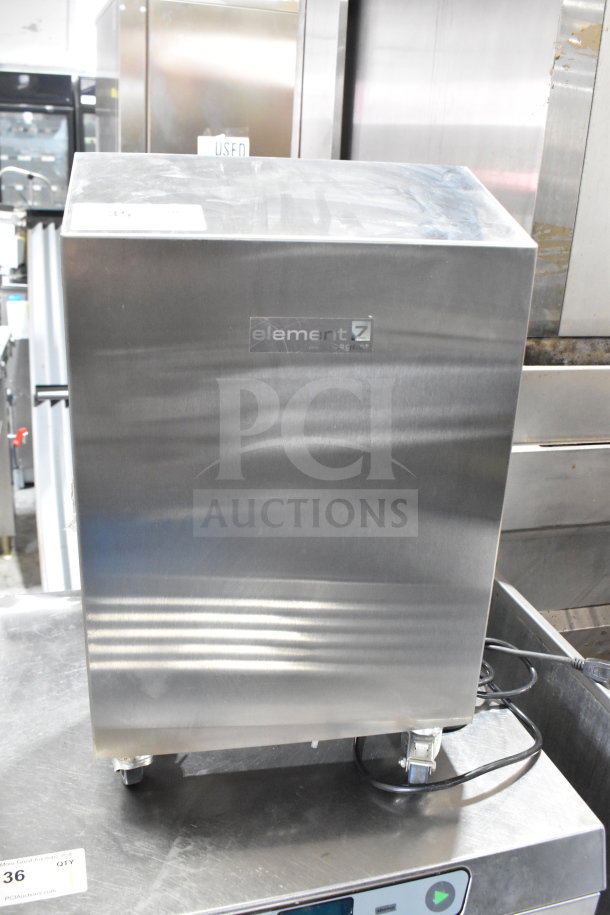 2025 Jun-Air 86R-3MN1-DSBHH stainless steel Nitro Brew generator, commercial casters, 120V, 1 phase. "element 7" label.