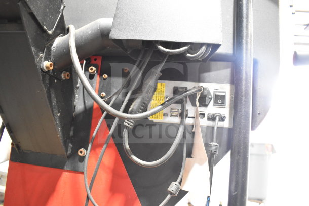 JohnBeam 1200P Commercial Balancer, 230V, 1 Phase; features control panel and wiring. Signs of use visible.