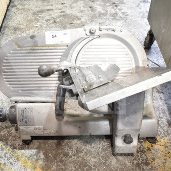 Hobart 2612 Commercial Meat Slicer, used, 120V, 1 Phase, visible model and electrical markings, good condition.