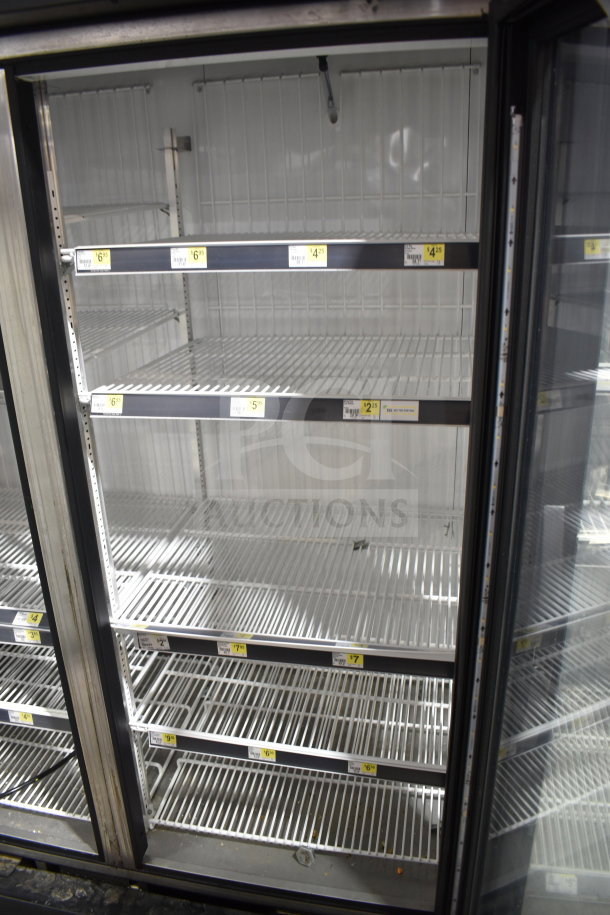 2016 True GDM-72F-HC 3-Door Reach-In Freezer, commercial use, tested working, 115/208-230V, 1 Phase.