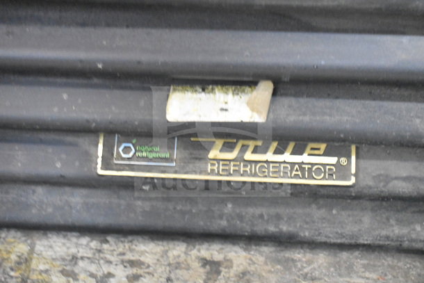 2016 True GDM-72-HC cooler, 3 doors, commercial, 115 volts, 1 phase, tested and working, True logo visible.