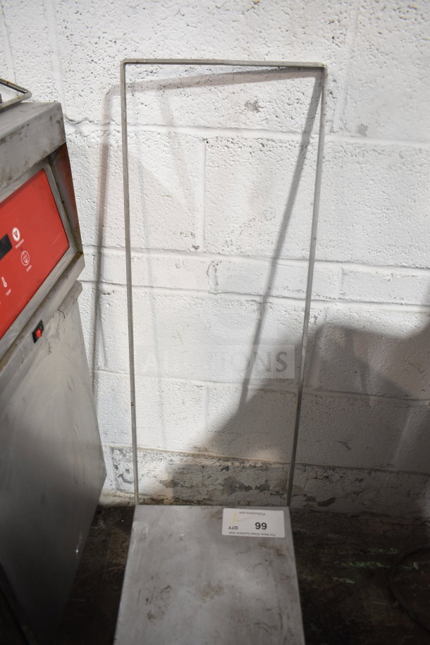 Commercial portable oil filter, model ME50. Features 120 volts, 1 phase. Appears to be in used condition.