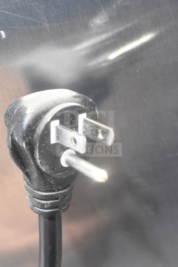 Power plug of Turbo Air M3F24-1-N Commercial Reach-In Freezer, 115 Volts, 1 Phase.