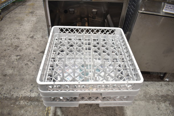 New 2025 Noble 495LTUC24 commercial low-temp undercounter dishwasher, 120V, 1 phase, with visible rack.