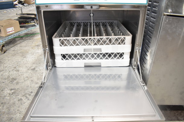 Brand new Noble 495LTUC24 undercounter dishwasher, scratch and dent model, 120V, 1 phase, low-temp commercial use.