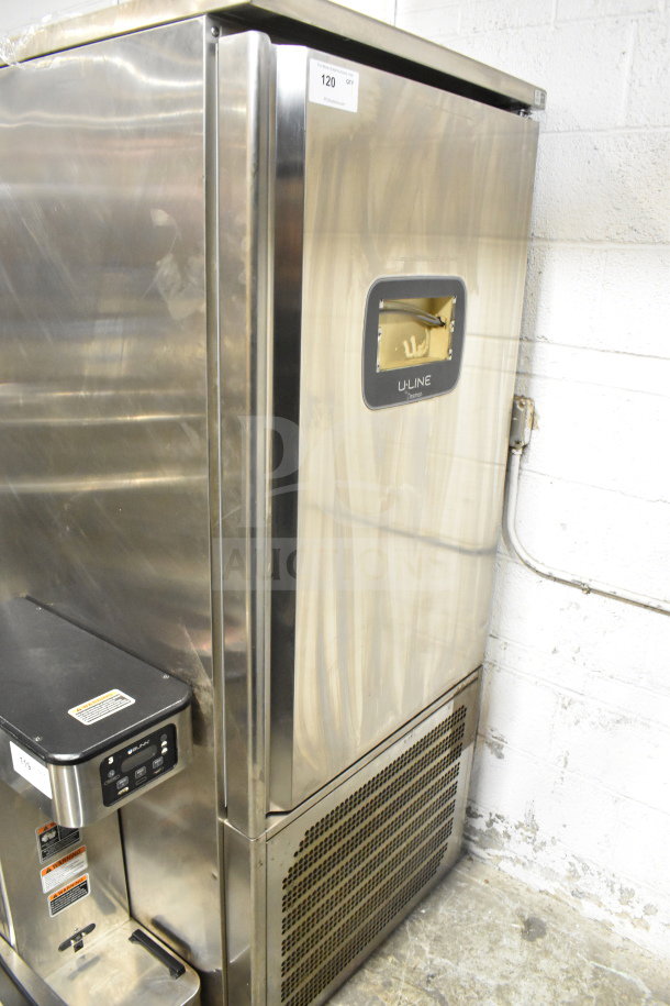2023 Desmon GBF-15+ETL stainless steel blast chiller, shock freezer with 4 probes, on commercial casters, 220V, 3-phase.