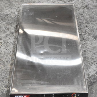 2025 ServIt 423HSW2042 heated shelf warmer, stainless steel, 120V, 1 phase, excellent condition.