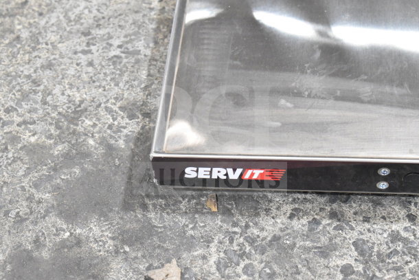 2025 ServIt 423HSW2042 commercial heated shelf warmer, stainless steel, showing brand logo. 120V, 1 phase, excellent condition.