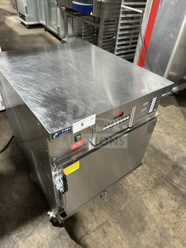 Winston Industries CAC507GR Cvap Silver Edition undercounter cook-n-hold oven, stainless steel, on casters, model 20010808-051, 208V.