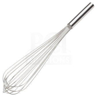Winco 20" Commercial Stainless Steel French Whip, model FN-20, brand new, smooth handle, ideal for professional use.