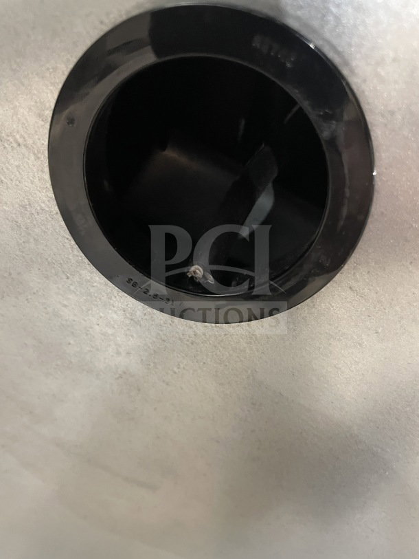 Beverage Air BB48Y1B commercial bar back cooler, black, 2-door, poly-coated racks, model number visible, 115V 1-phase.