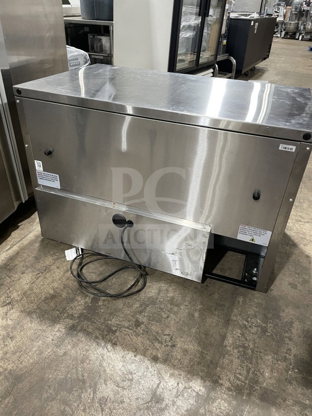 True Commercial 2 Door Undercounter Refrigerator, Model TUC-48-LP-HC~SPEC3, Stainless Steel, Energy Star, on Casters.
