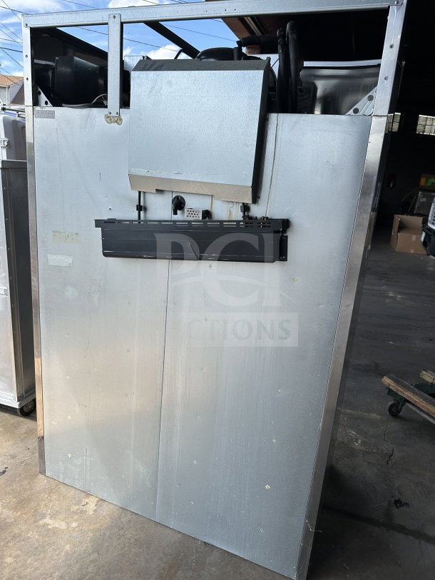 Turbo Air stainless steel 2-door reach-in freezer, Model M3F472, Energy Star certified, with casters and poly-coated rack.