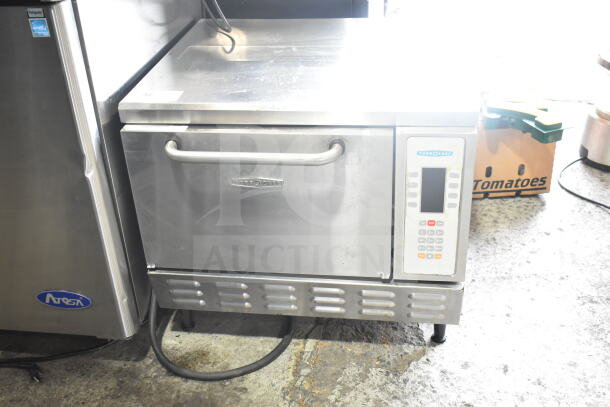 Turbochef NGC rapid cook oven, stainless steel, electric, 208/240V, digital controls, countertop design, commercial use.